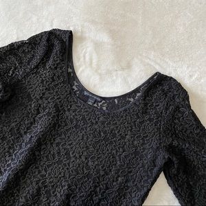 Banana Republic Floral Lace Bodycon Top